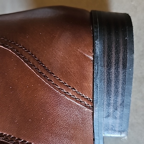 Brown leather riding boots - Picture 9 of 16